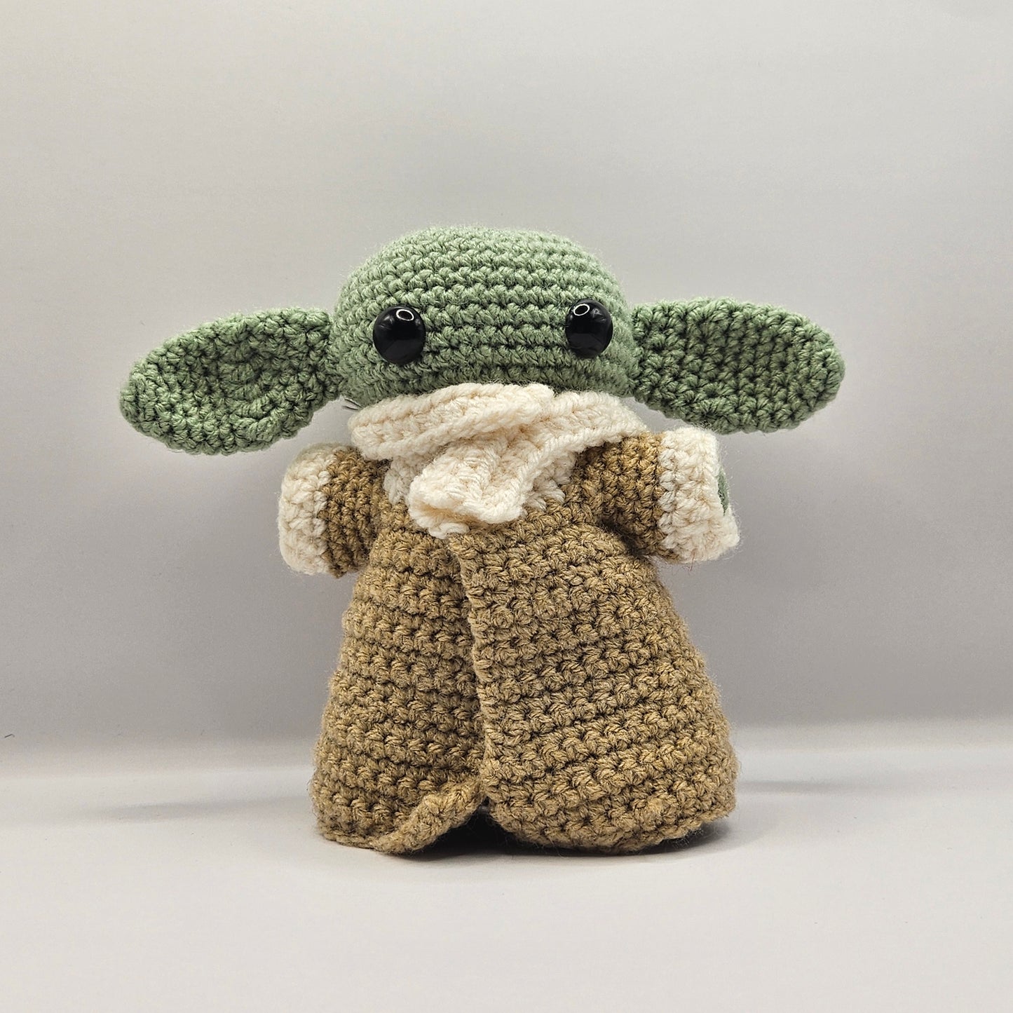 Crochet Yoda light coat