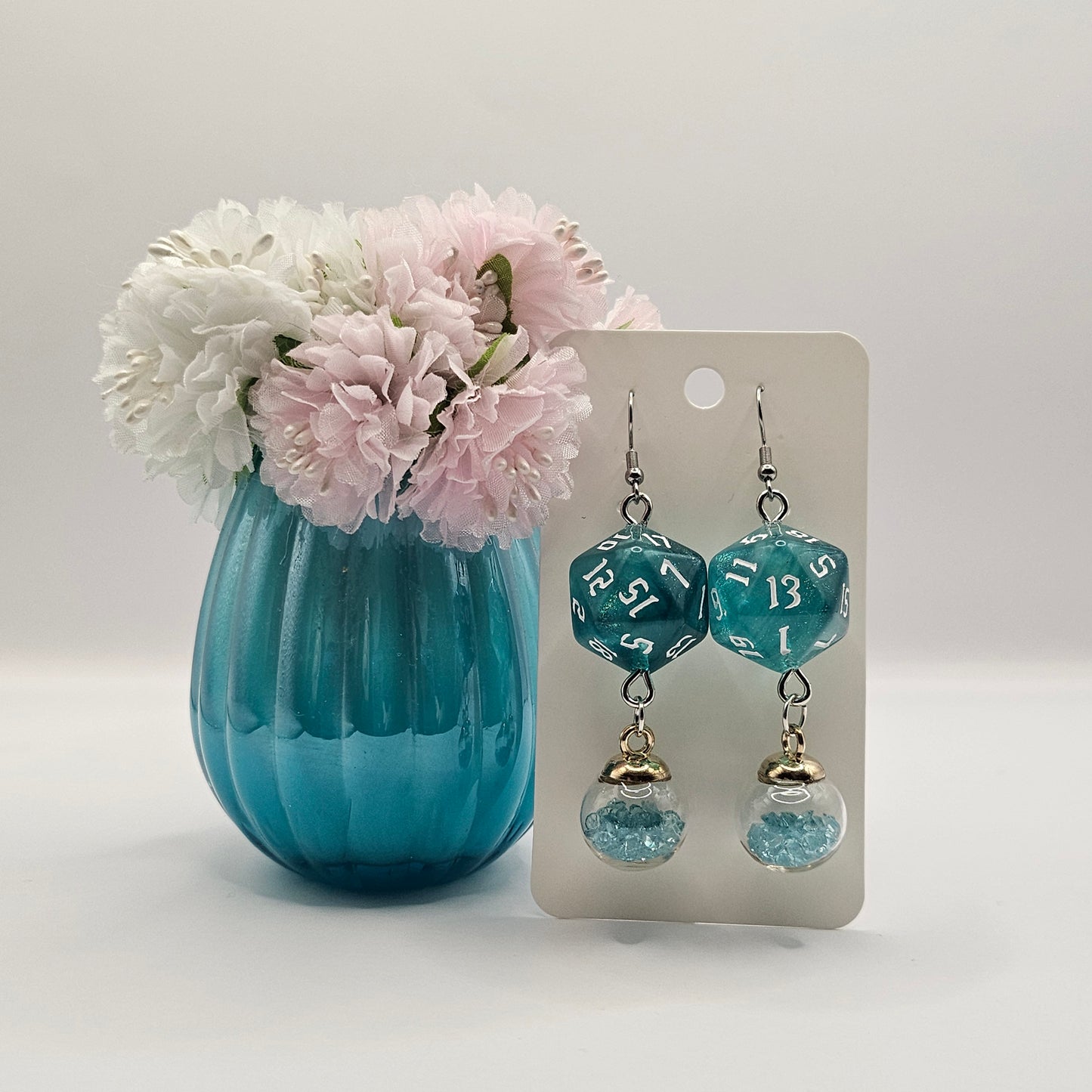Glitter Turquoise sphere