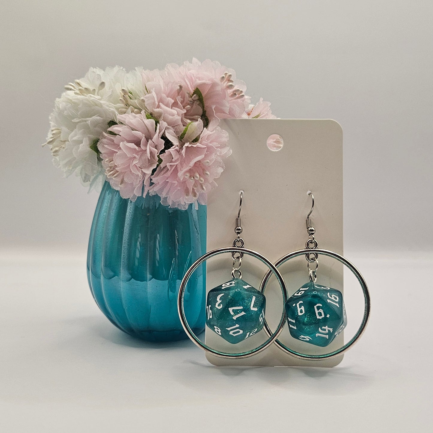 Glitter Turquoise silver ring
