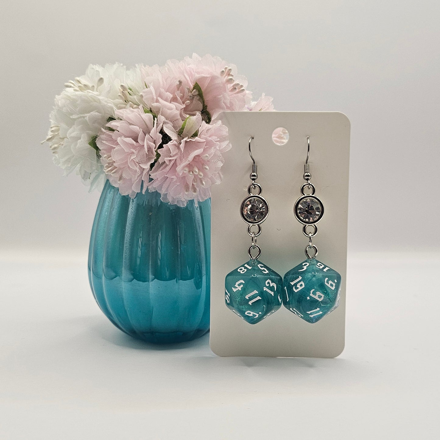 Glitter Turquoise crystal