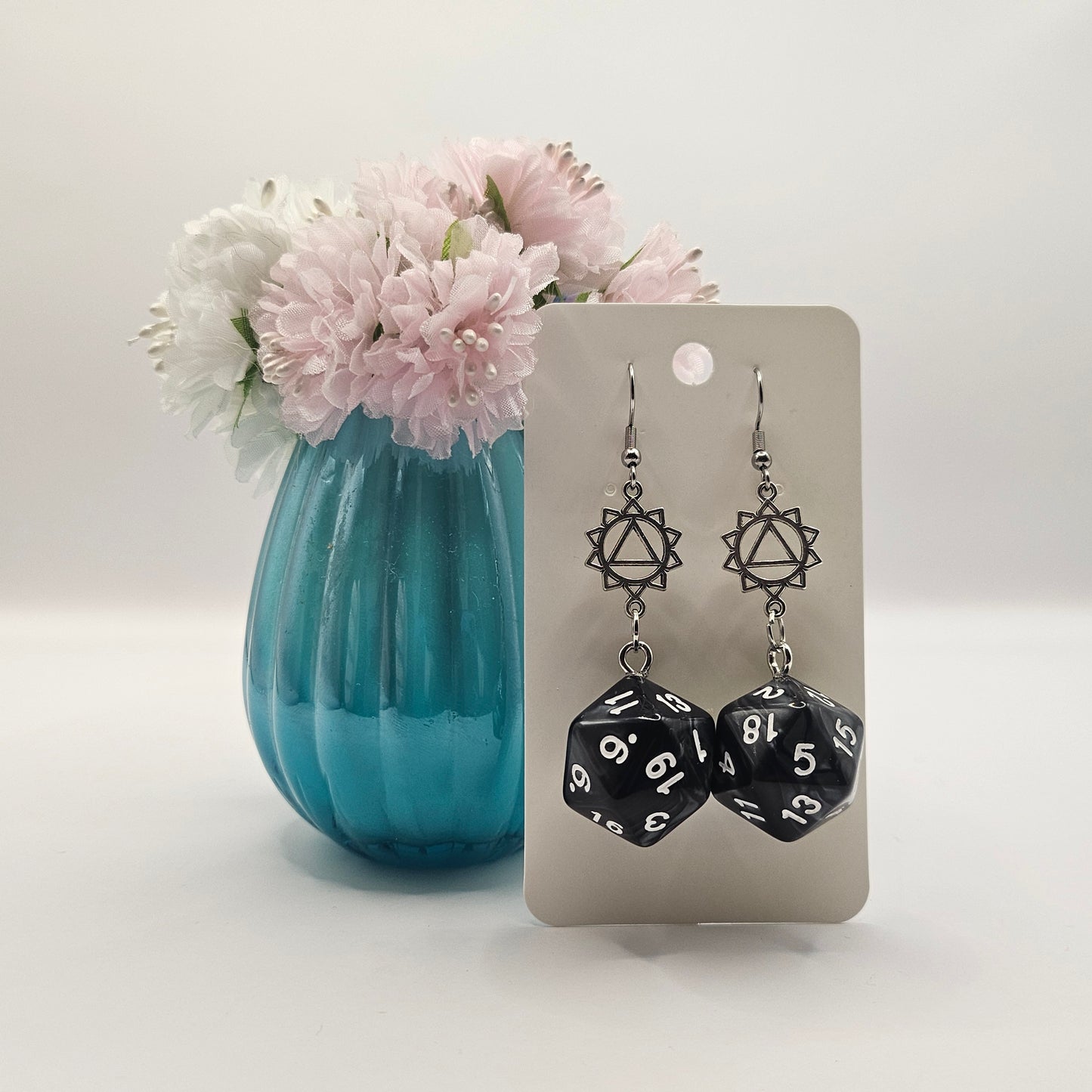 Black flower triangle