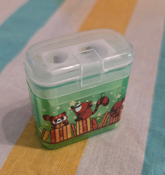 Green pencil sharpener