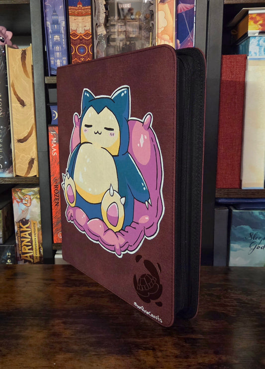 Binder Snorlax pillow