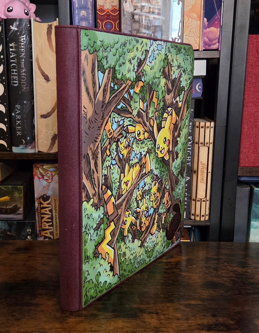 Binder pikachu forest