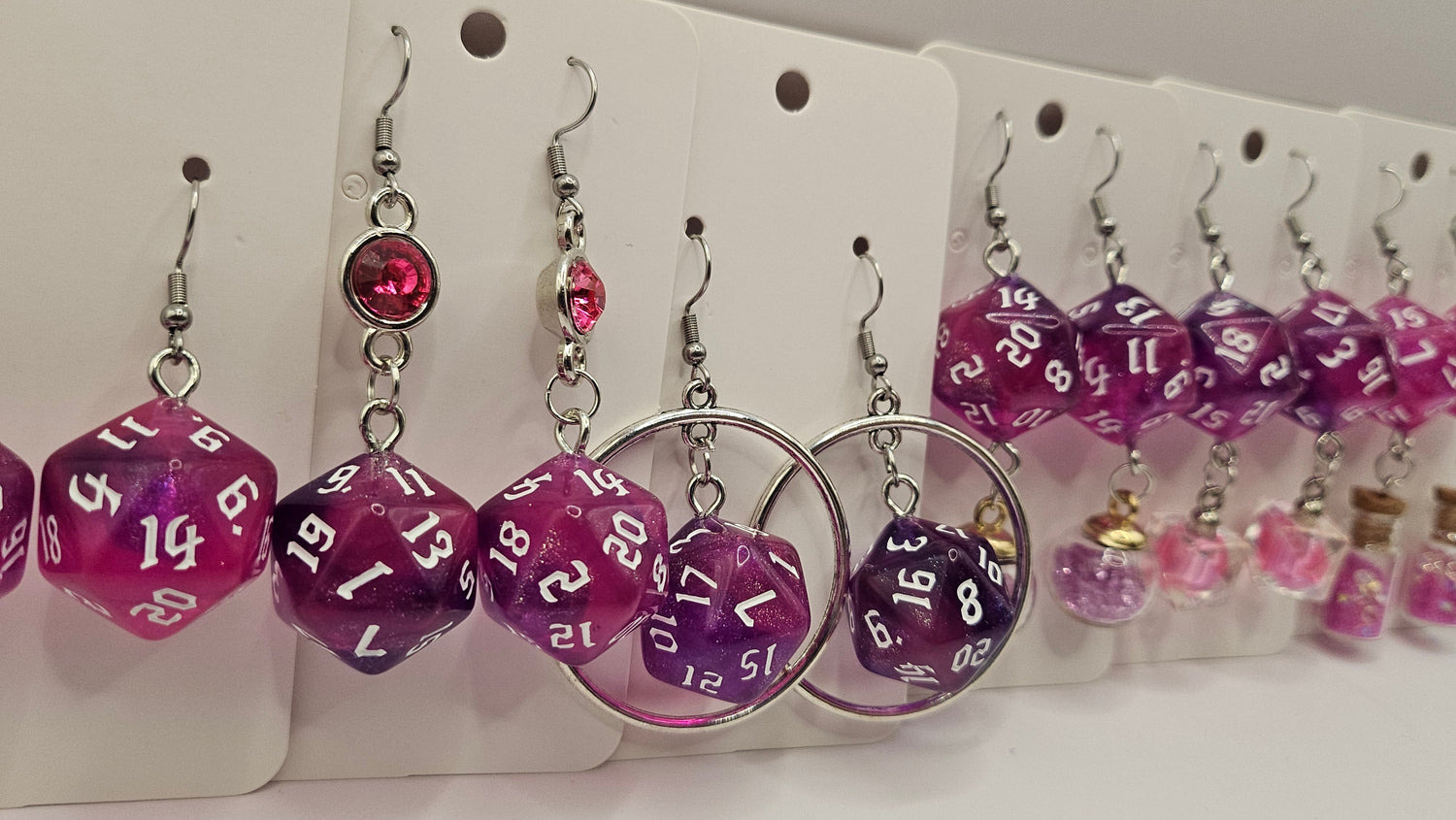 D20 Glitter Pink/Purple