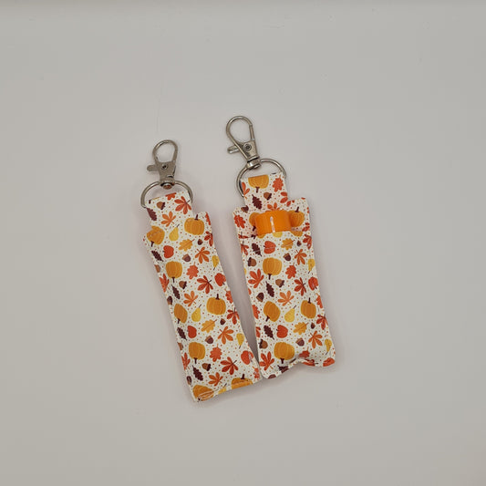 Lipbalm holder fall leaves