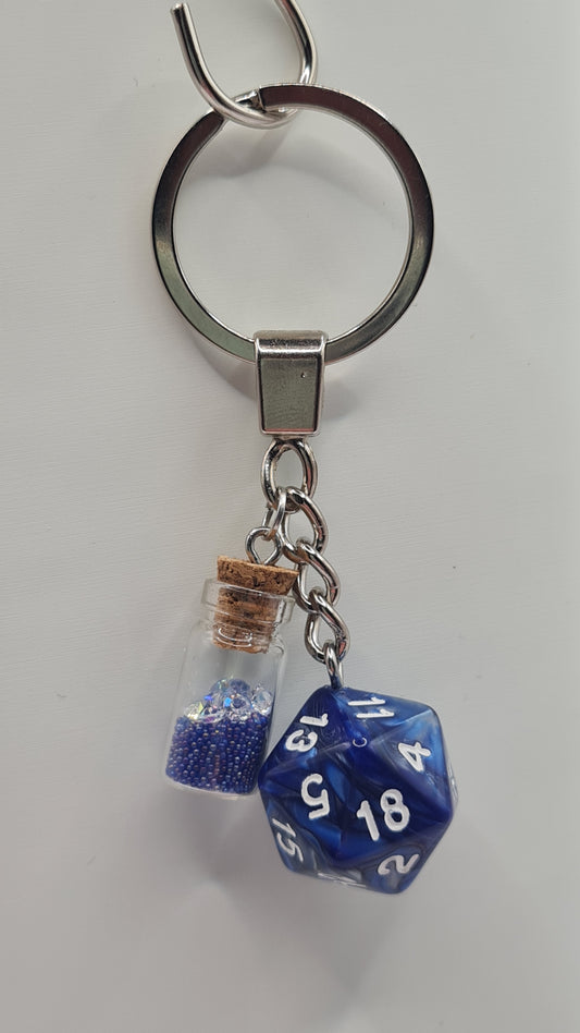 Keychain blue/grey potion