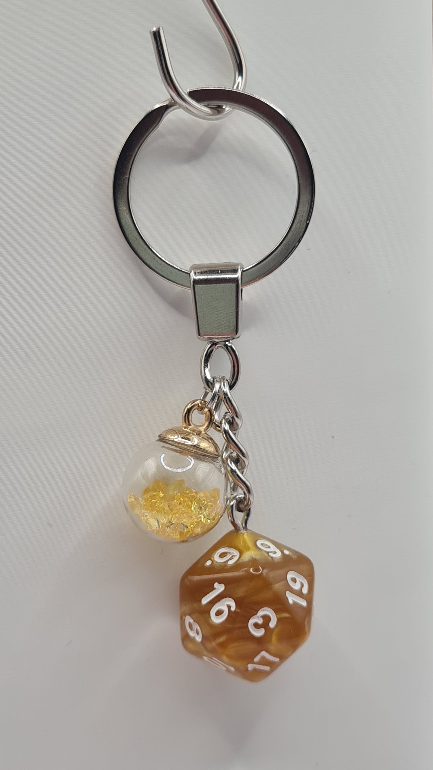 Keychain yellow sphere