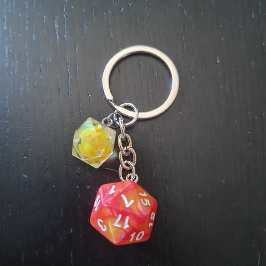 Keychain orange dome