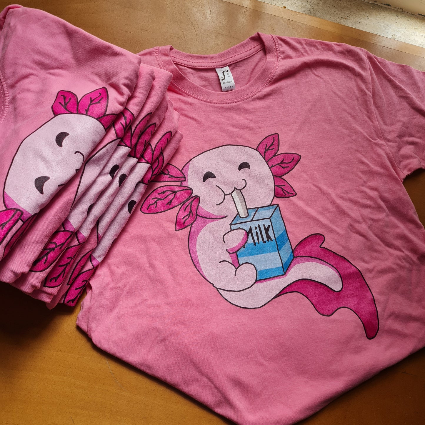 T-shirt Axolotl milk