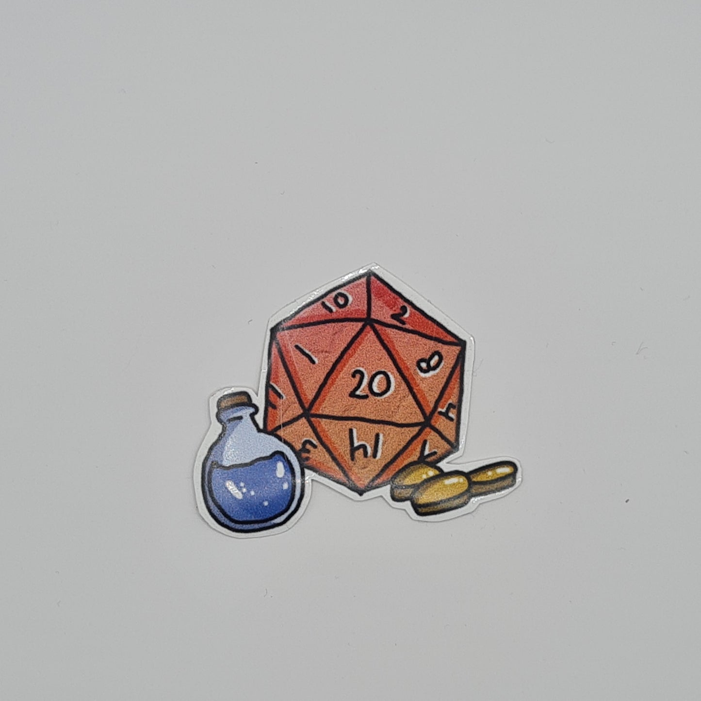 Sticker D20 potion