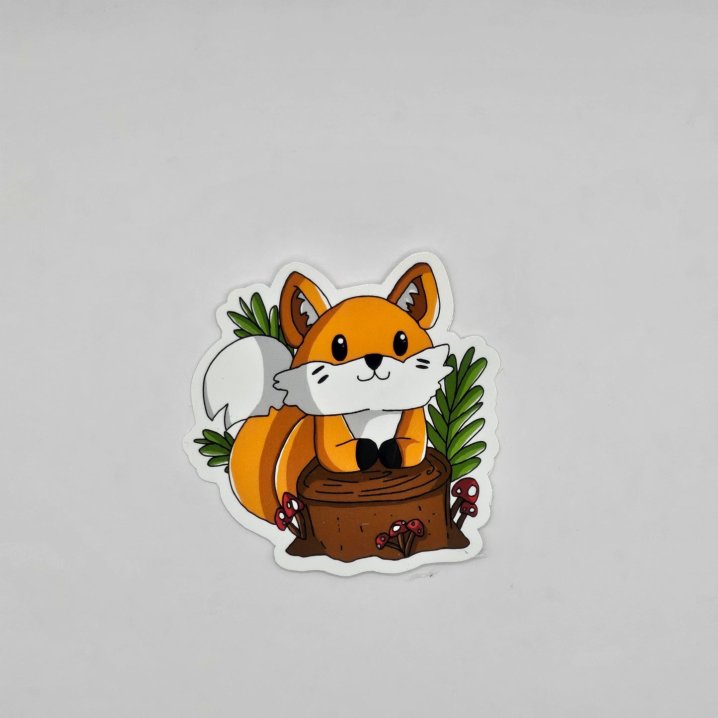 Sticker fox tree