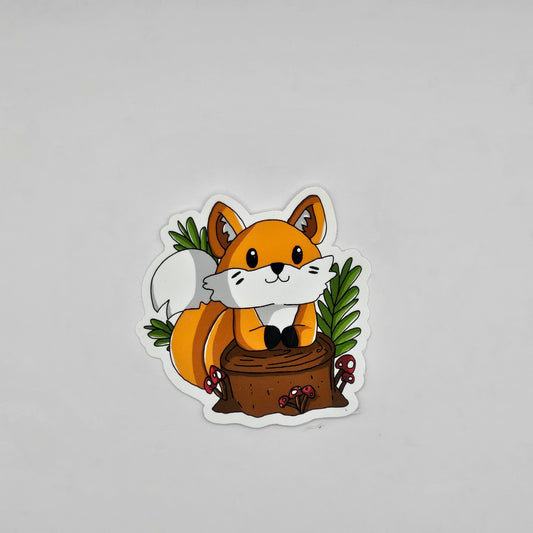 Sticker fox tree