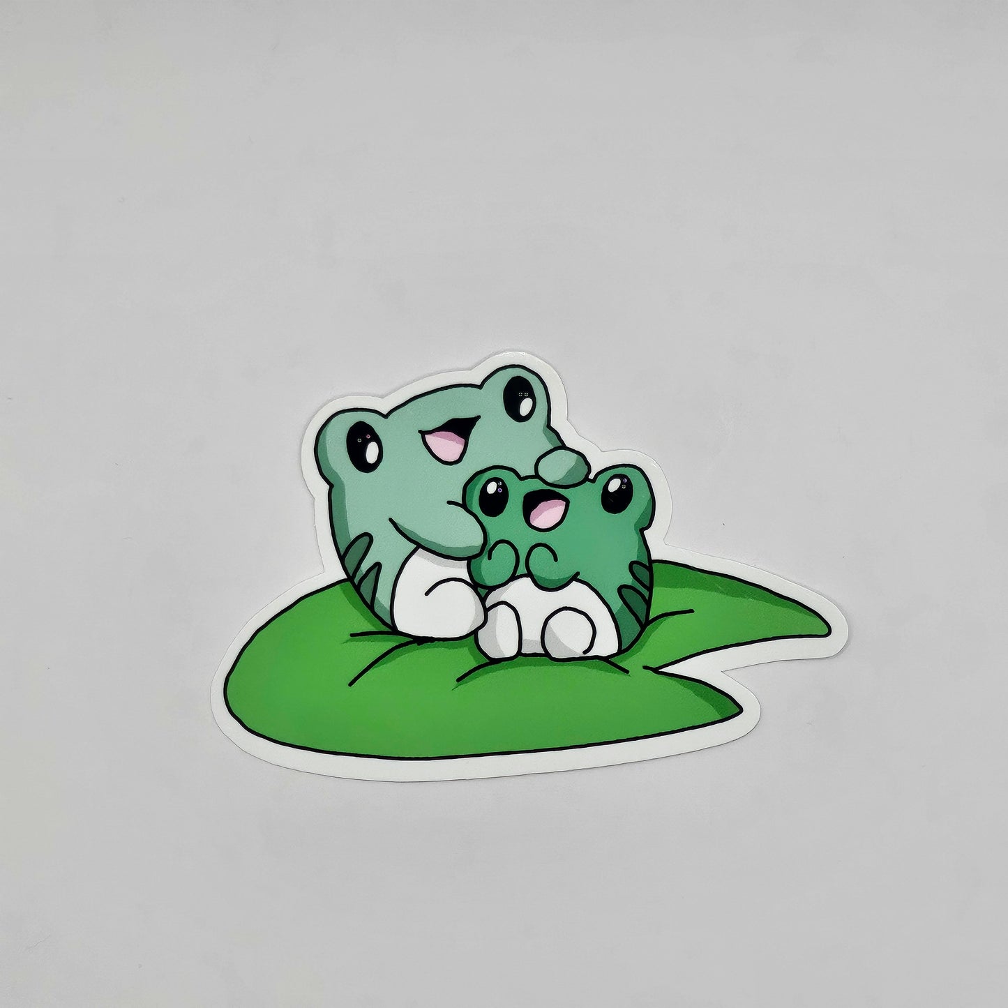 Sticker frogs