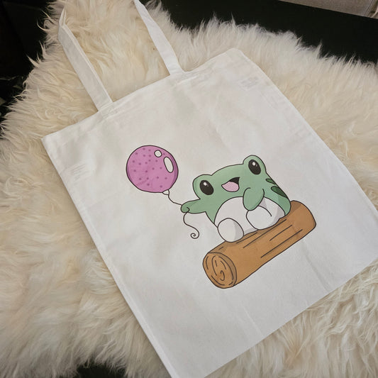 Totebag Frog balloon