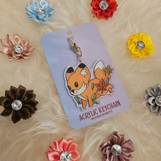 Acrylic keychain fox