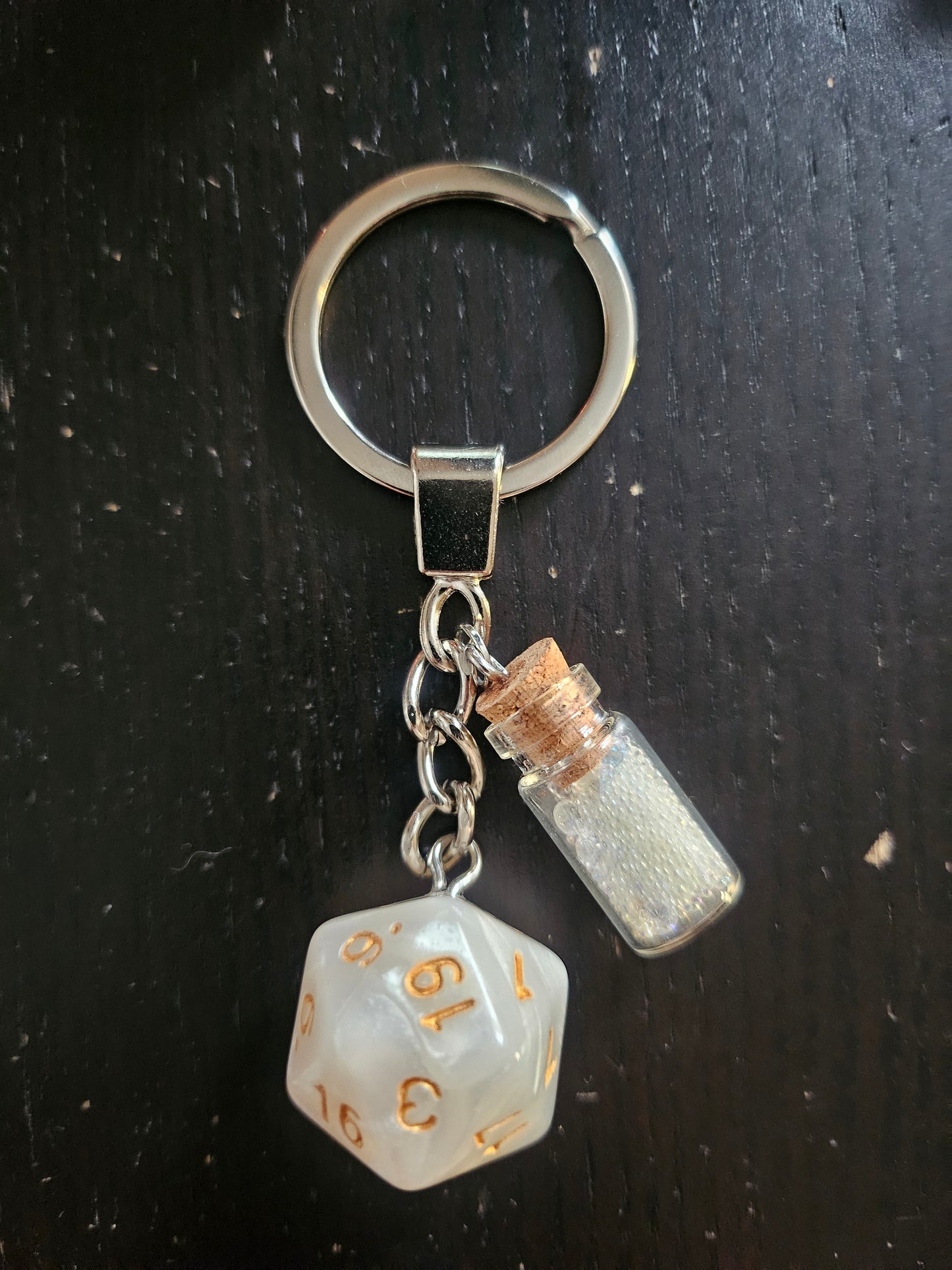 Keychain white potion