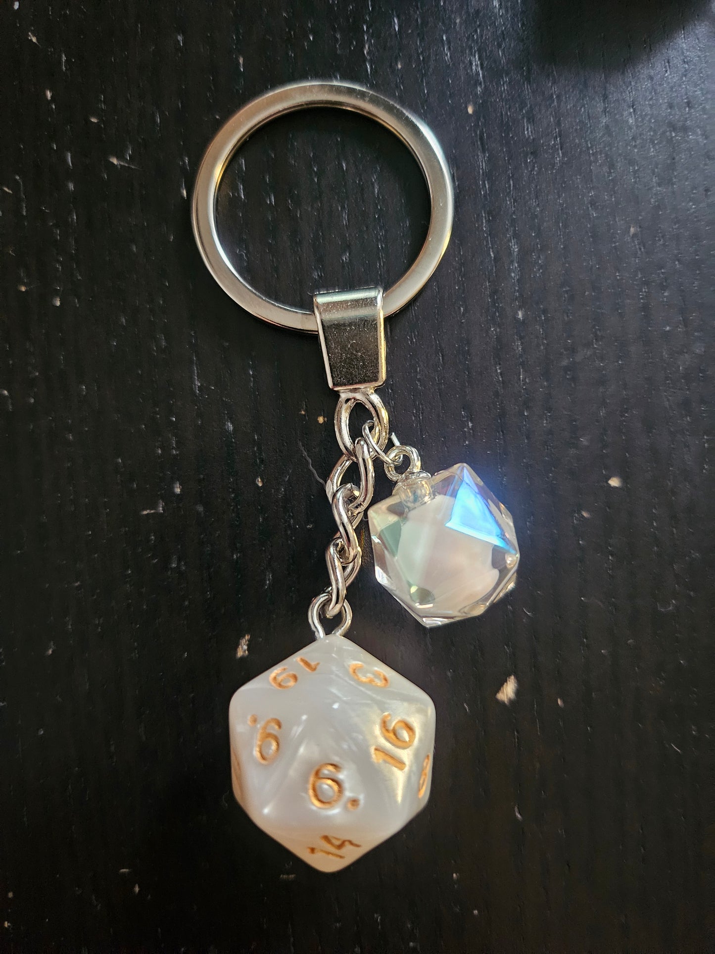 Keychain white dome