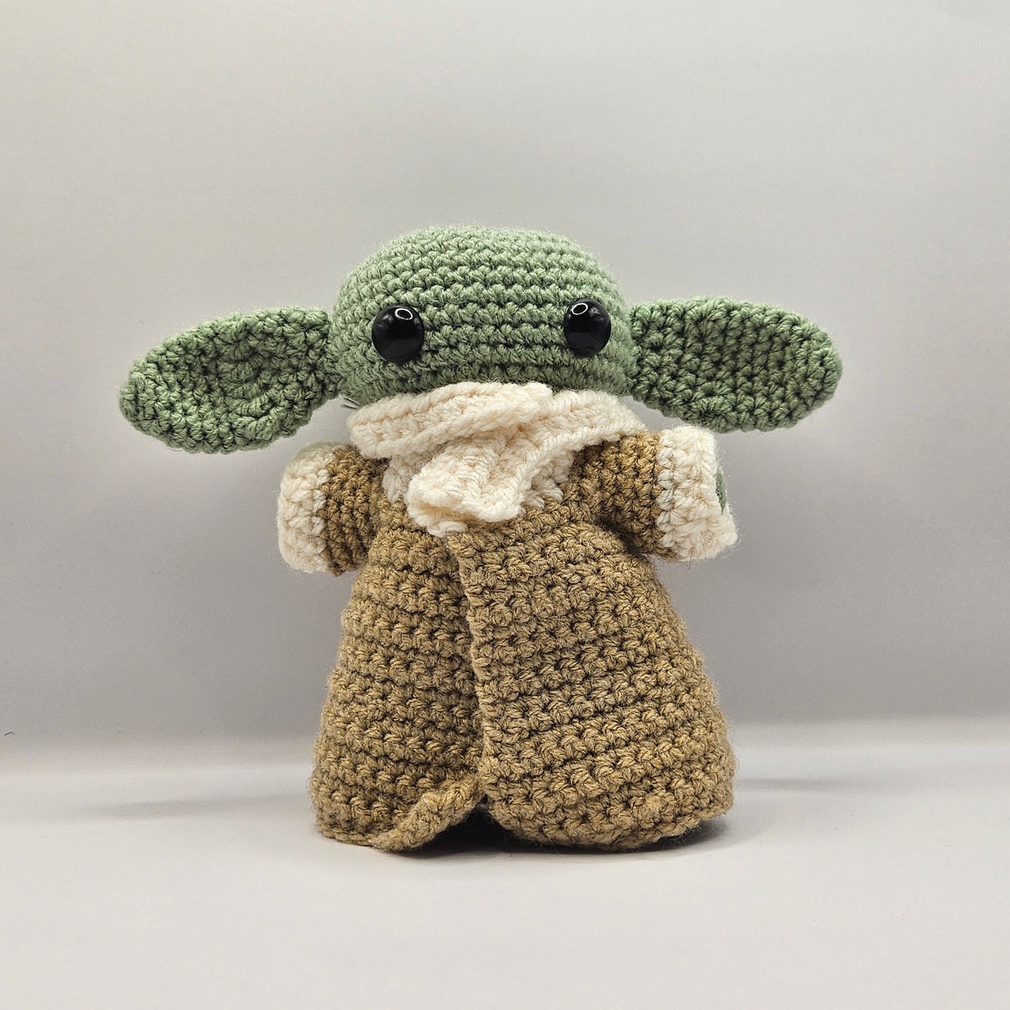 Crochet Yoda light coat