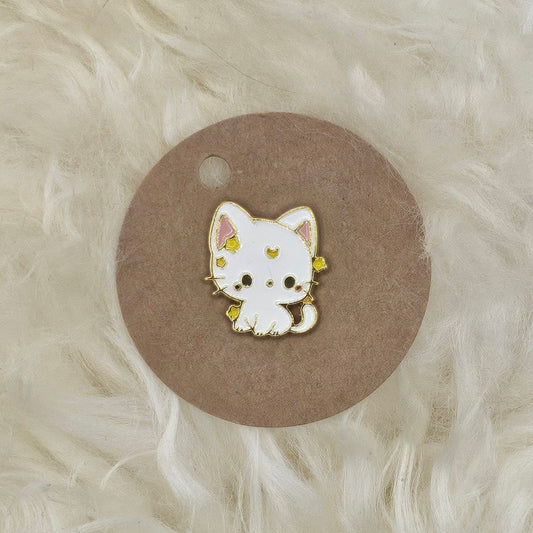 Pin white cat