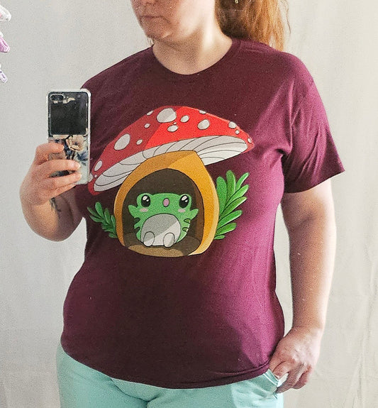 T-shirt Mushroom frog