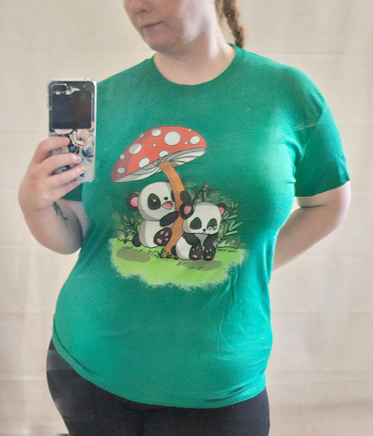 T-shirt Panda duo