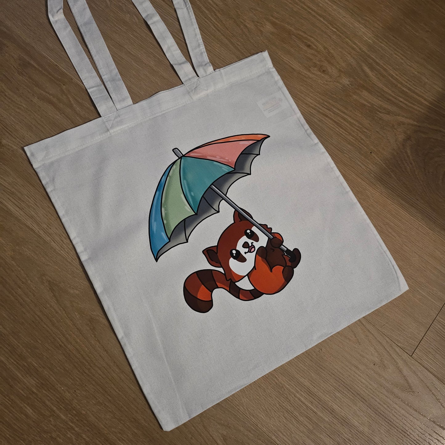 Totebag Red panda umbrella