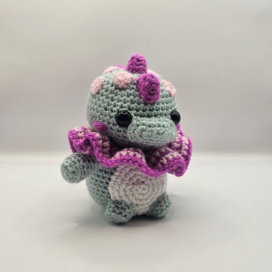 Crochet dino green