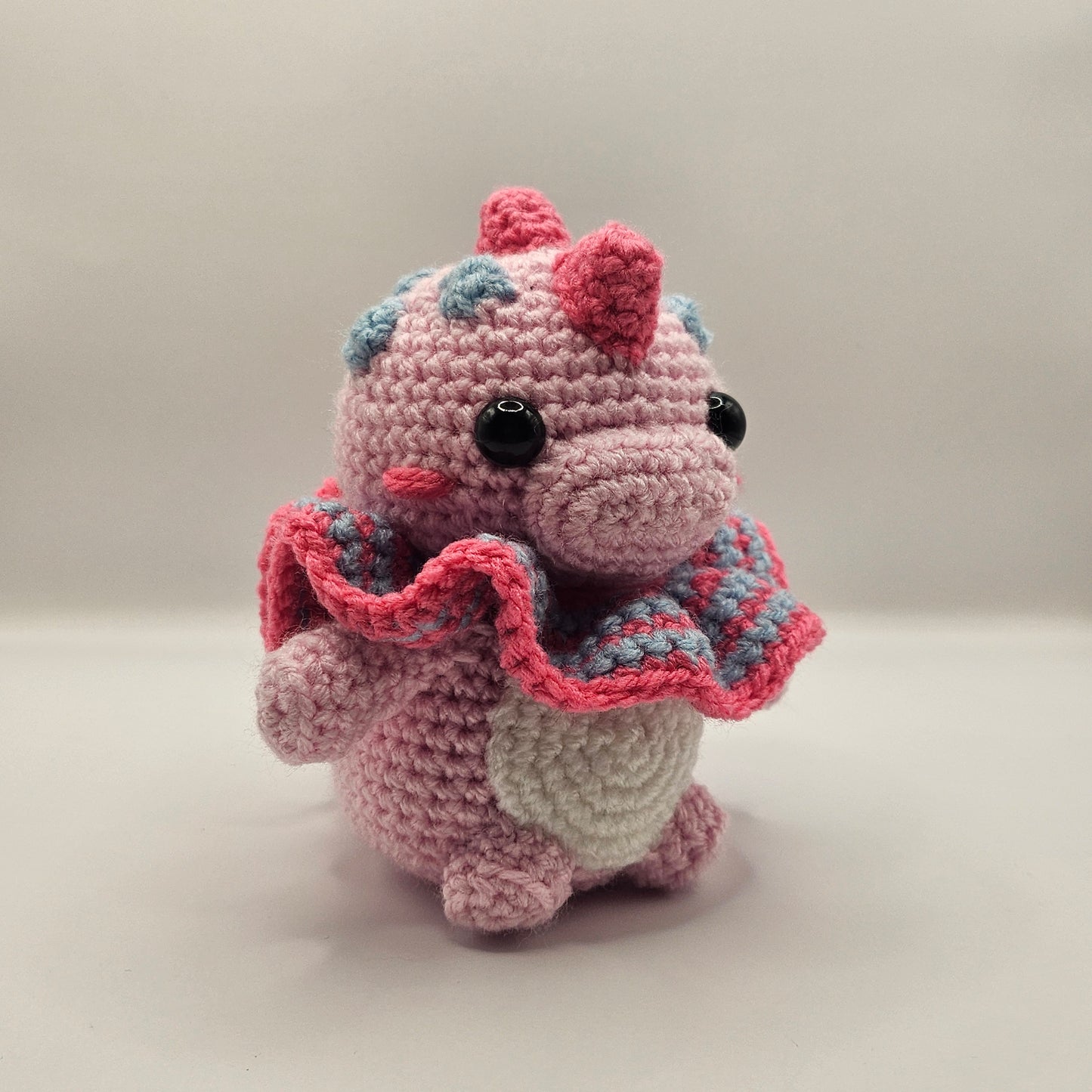 Crochet Dino pink