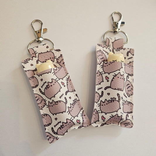 Lipbalm holder cats hearts