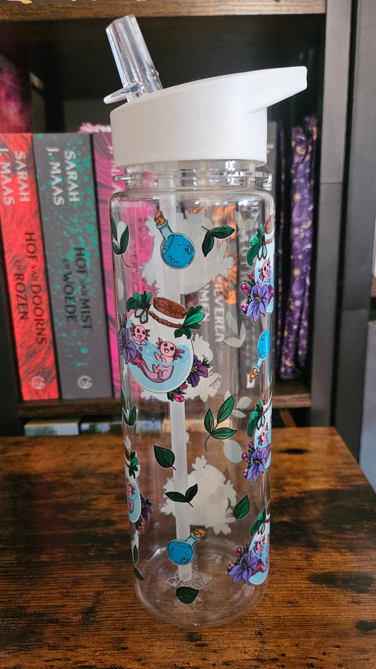 Waterbottle bottle axolotl