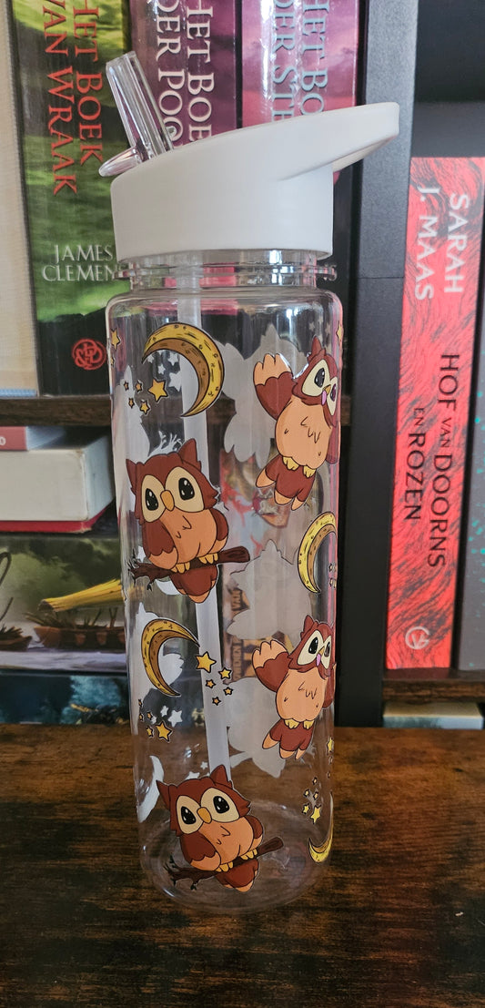 Waterbottle owl