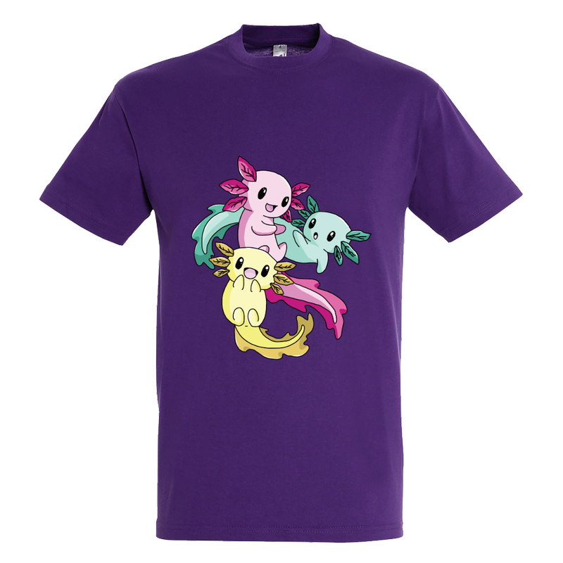 T-shirt Axolotl trio