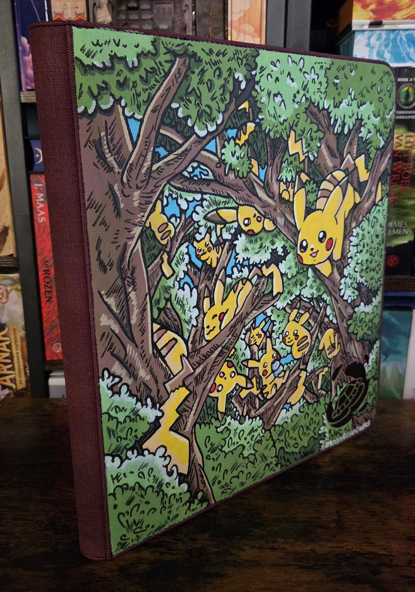 Binder pikachu forest