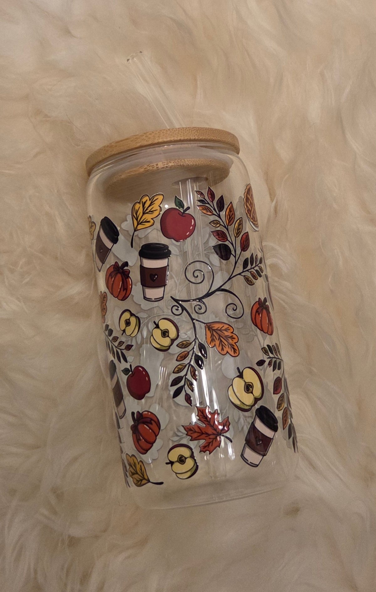 Tumbler fall apple