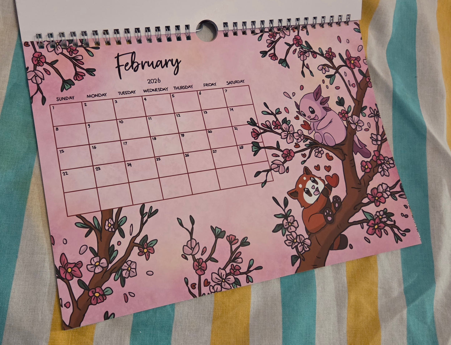 A4 wall 2026 calendar