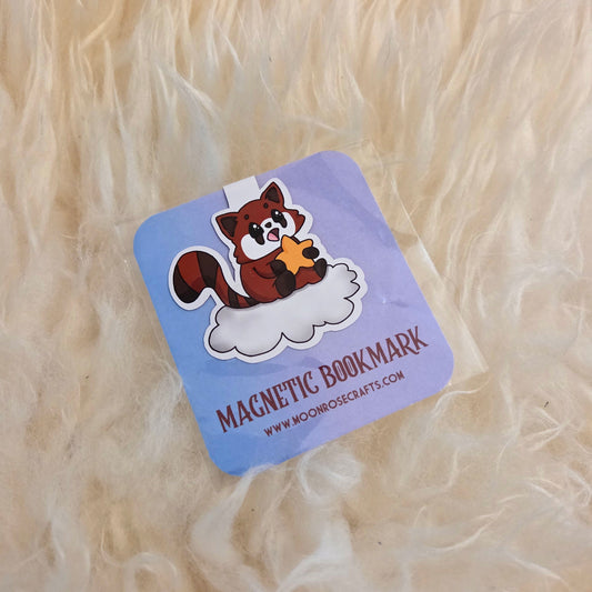 Magnetic Bookmark Red panda star