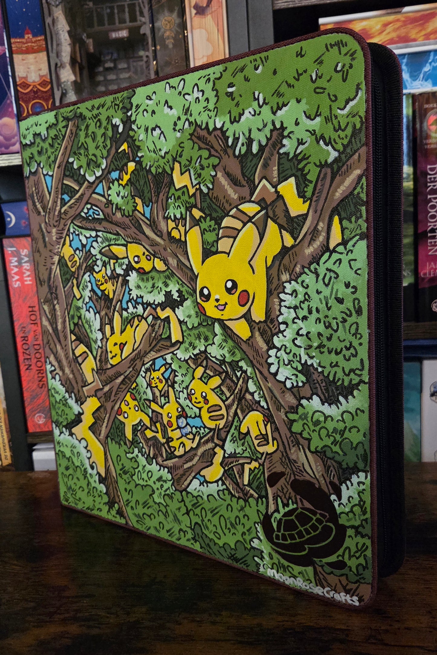 Binder pikachu forest