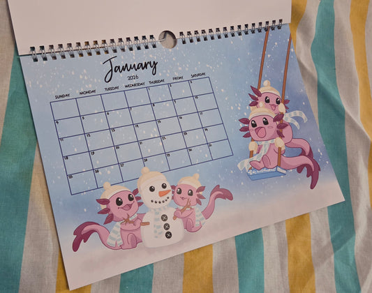 A4 wall 2026 calendar