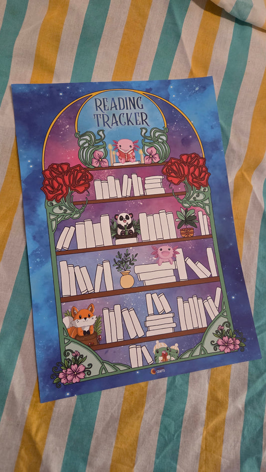 A3 reading tracker
