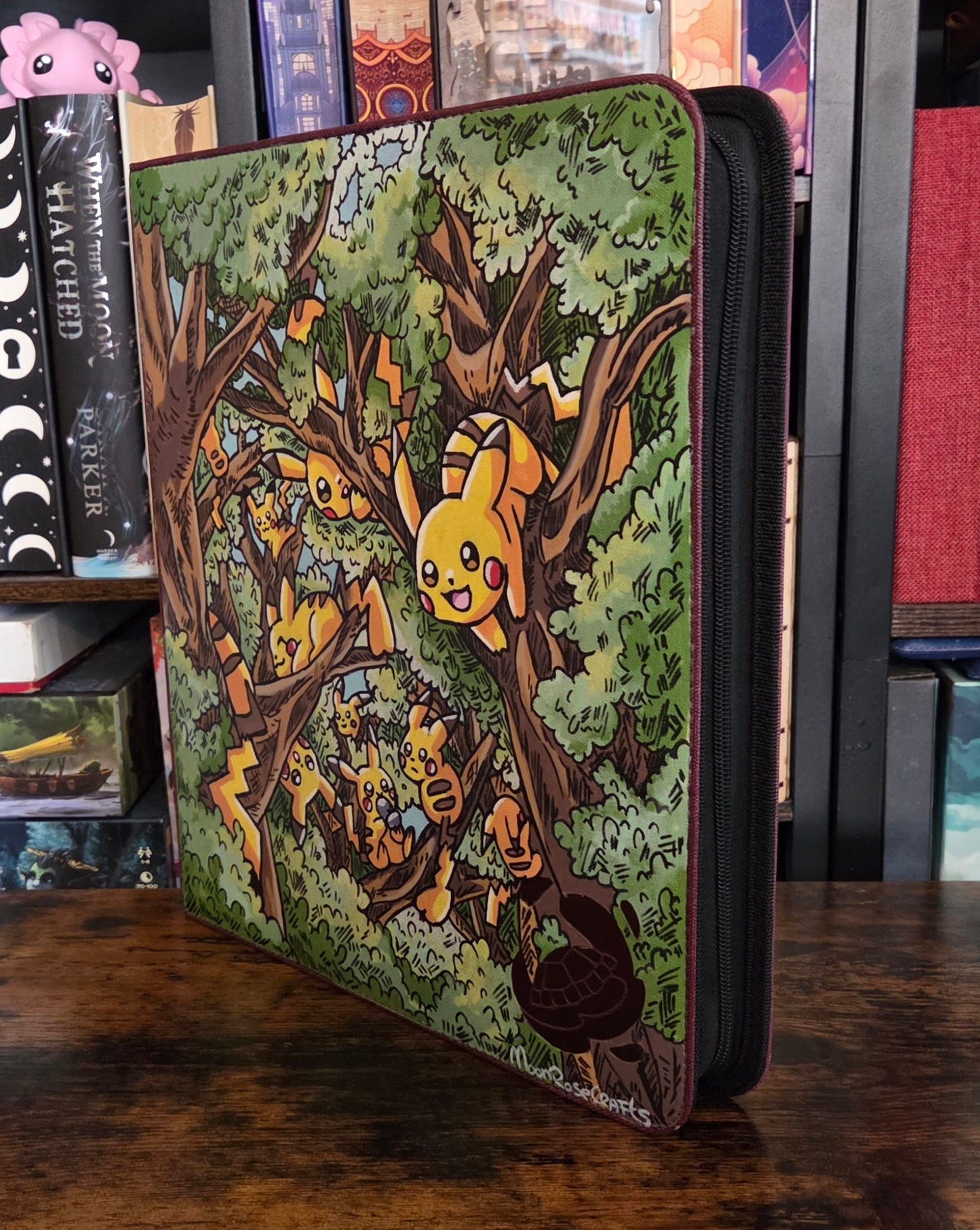 Binder pikachu forest