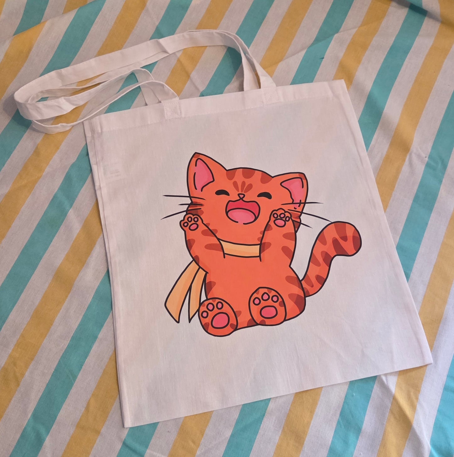 Totebag Red cat