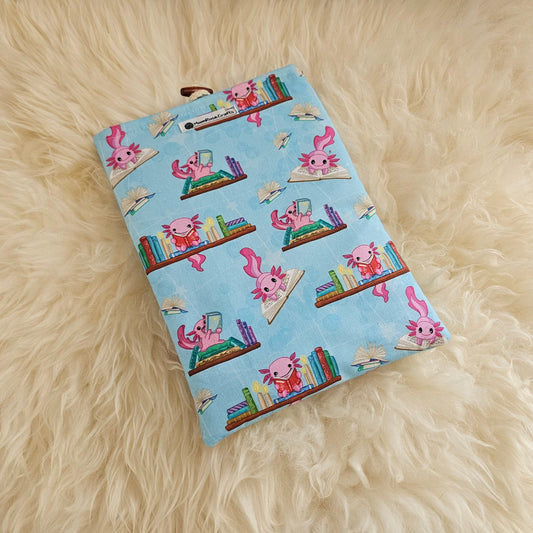 Sleeve Axolotl bookshelf
