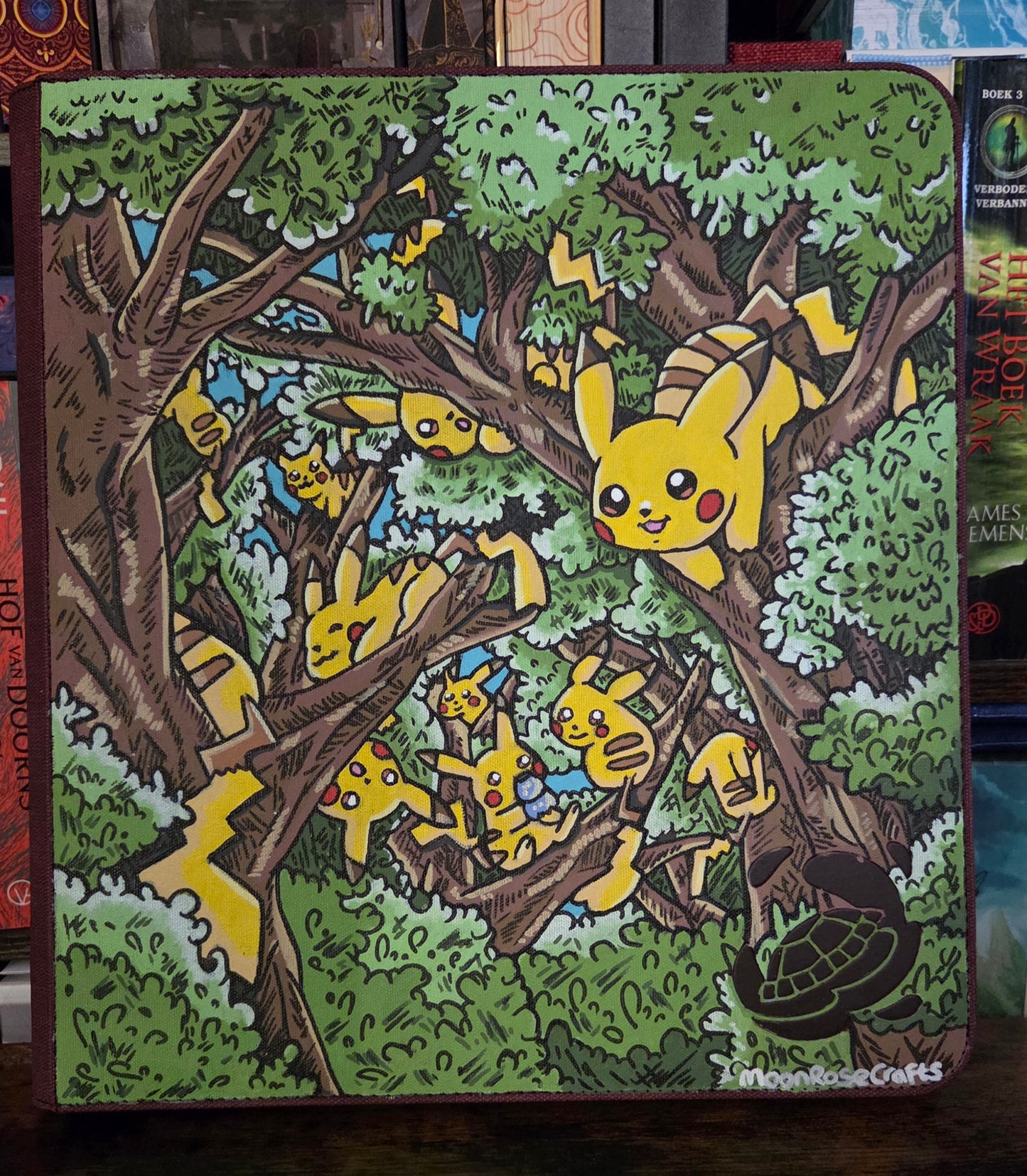 Binder pikachu forest