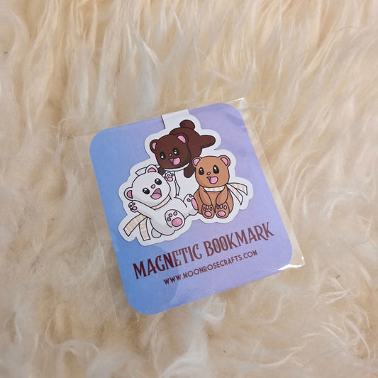 Magnetic Bookmark Bears