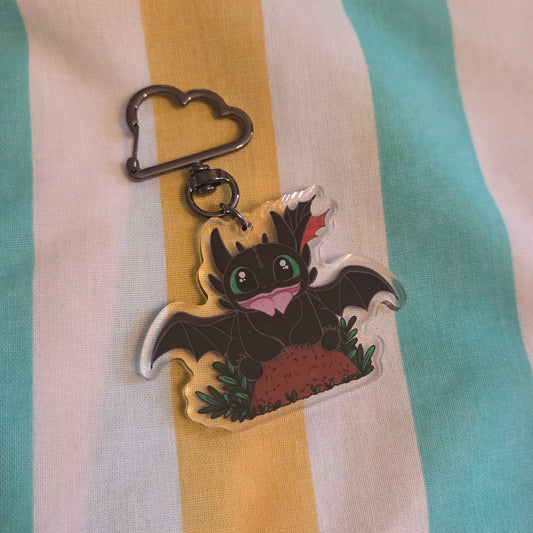 Acrylic keychain toothless