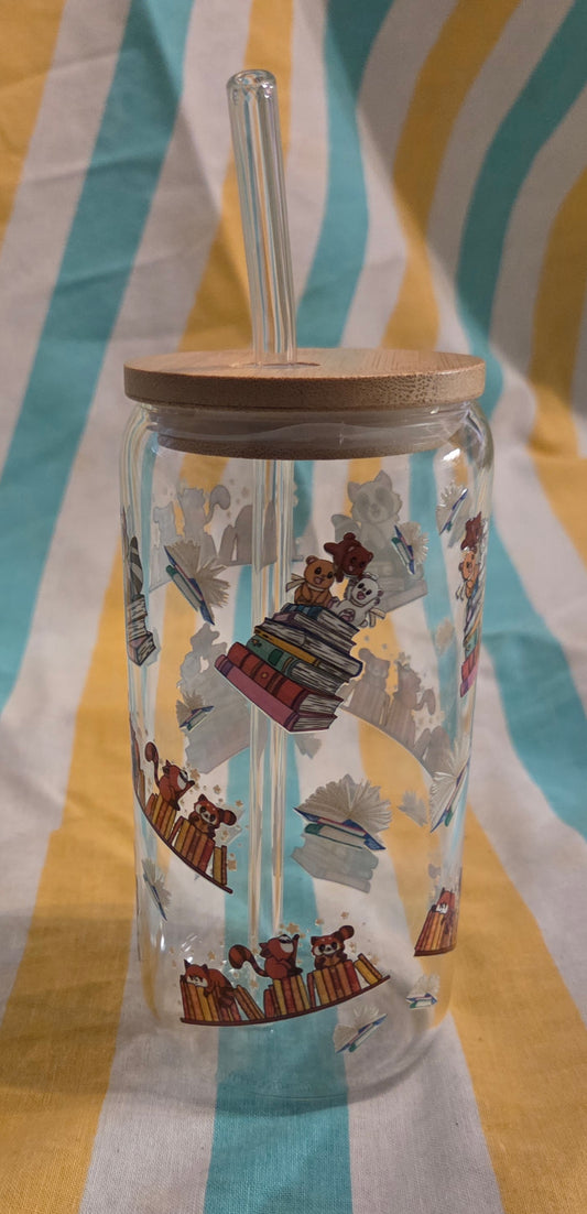 Book glass tumbler
