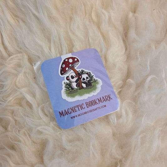 Magnetic Bookmark panda duo