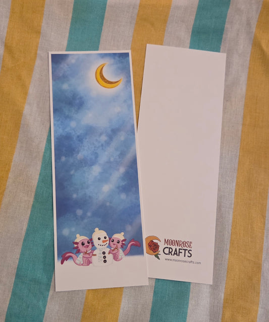 Bookmark snowman