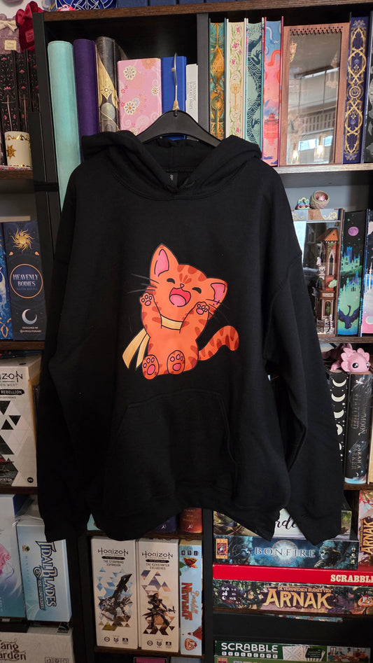 Hoodie Red cat